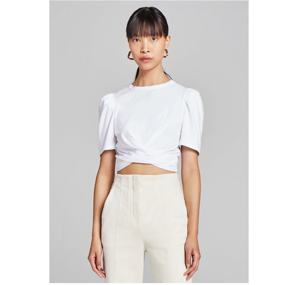 A.L.C Monica Tee in White size S